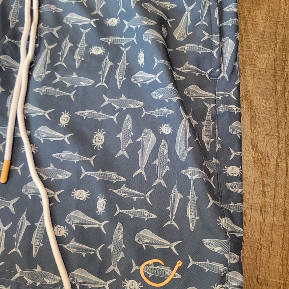 Reel Life Men's Blue Swim Shorts - Picture 4 of 10